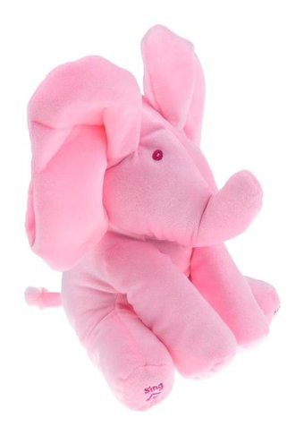 Magideal Pembe Elektrikli Fil Kulakları Gizlice Peekaboo Peluş Oyuncak