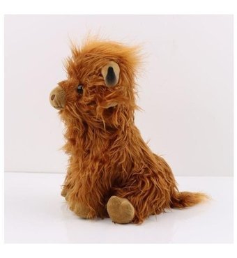 Yucama Iskoç Dağ Ineği Peluş Uzun Tüylü 25 cm Peluş Oyuncak