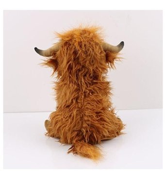 Yucama Iskoç Dağ Ineği Peluş Uzun Tüylü 25 cm Peluş Oyuncak