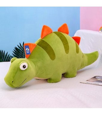 Luckystar Dinozor Çocuk Bebeği Pembe Peluş Oyuncak