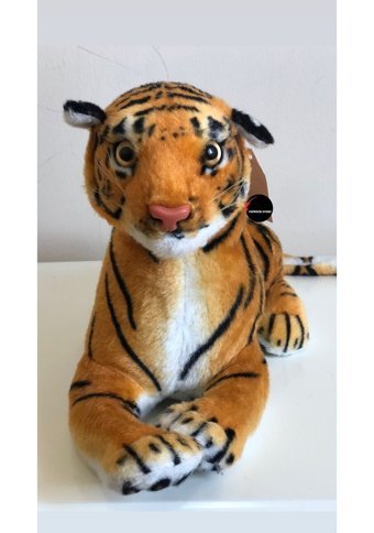 Toprockstore Sesli Kükreyen Kaplan 40 cm Peluş Oyuncak