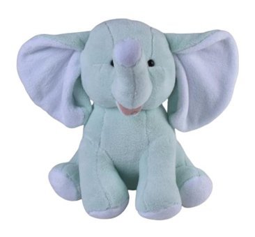 Bambi Oturan Fil Mint Yeşili Wellsoft 45 cm Peluş Oyuncak