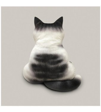 Worryfreeshopping 3D Kedi Sırtlı Kedi Peluş Oyuncak