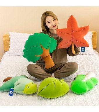 Luckystar Kızılcık Yaprağı Turuncu Peluş Oyuncak