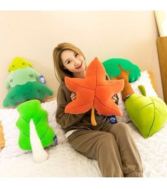Luckystar Kızılcık Yaprağı Turuncu Peluş Oyuncak