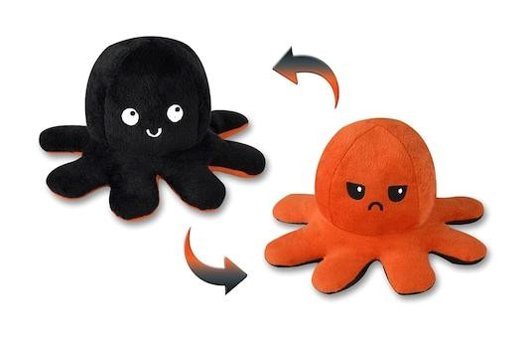 Halley Oyuncak Mood Değiştiren Ahtapot 20 cm Peluş Oyuncak