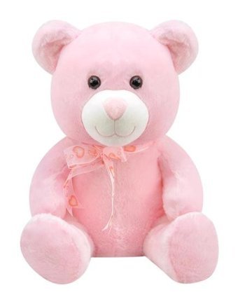 Selay Oyuncak Pembe Oturan Ayı 34 cm Peluş Oyuncak