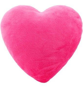 Neco Plush Plush Pembe Kalp Velboa 36 cm Peluş Oyuncak