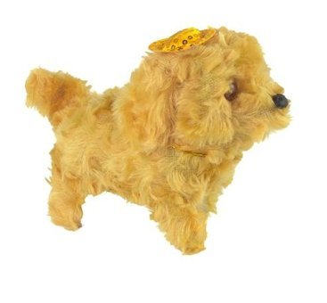 Mixoyuncak Köpek Sevimli Köpek Sesli Hareketli Sarı Peluş Oyuncak