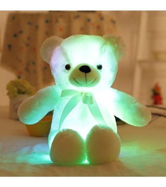 Magideal Suntek Light Up Led Teddy Bear Hayvan Peluş Oyuncak
