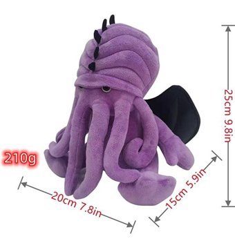 Yucama Cthulhucraft Ahtapot Canavar 10 cm Peluş Oyuncak
