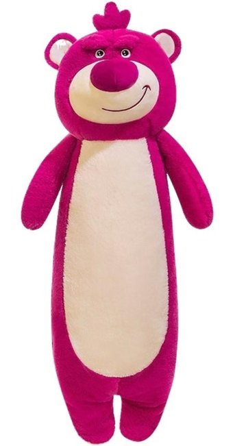 Luckystar Çilekli Ayı Pembe Peluş Oyuncak