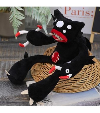 Alibee Fıy Poppy Playtime Siyah 30 cm Peluş Oyuncak