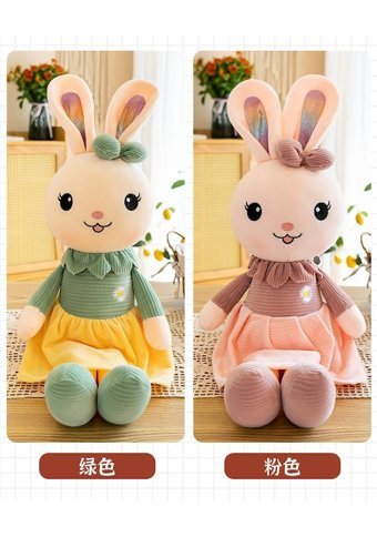 Carrier Pembe Taşıyıcı Boyunda Manny Tavşan 100 cm Peluş Oyuncak