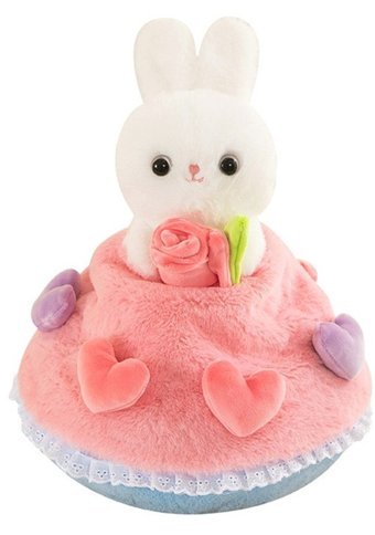 Yucama Çiçek Prenses Tavşan 35 cm Peluş Oyuncak