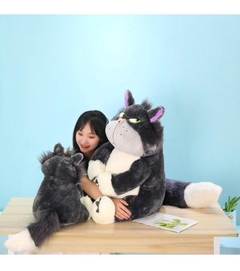 Luckystar Kötü Kedi Gri Peluş Oyuncak