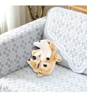 Magideal Suntek Fermuarlı Doldurulmuş Tıraşlı Koyun Peluş Oyuncak