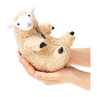 Magideal Suntek Fermuarlı Doldurulmuş Tıraşlı Koyun Peluş Oyuncak