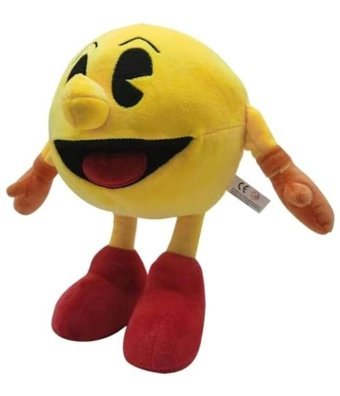 Jolıta Pac Man Boxer Peluş Oyuncak Pac Man Figürü Peluş Oyuncak