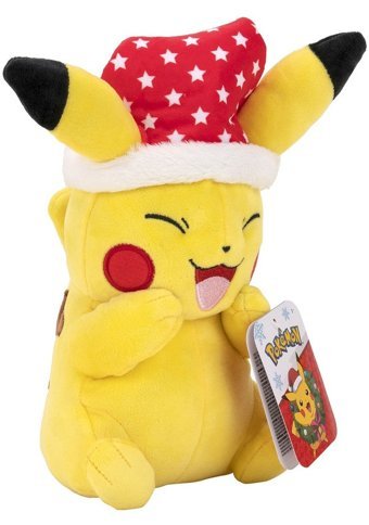 Pokemon Pikachu Figür Noel Seri 20 cm Peluş Oyuncak