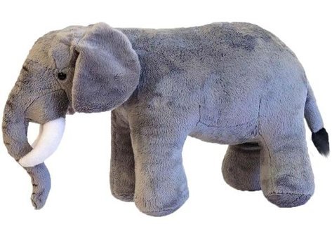 Bambi Ayakta Fil Gri Wellsoft 52 cm Peluş Oyuncak