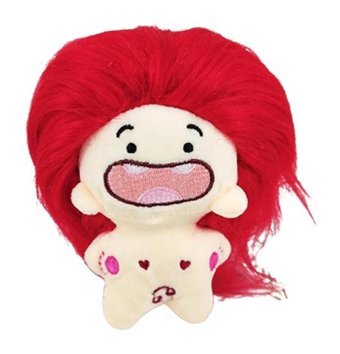 Magideal Suntek Erkek Kız Sepet Dolgu Kırmızı Sevimli Peluş Oyuncak