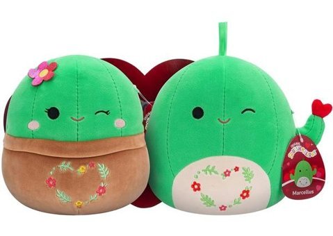 Squishmallows 2'Li Kaktüs Shadi Ve Marcellus 20 cm Peluş Oyuncak