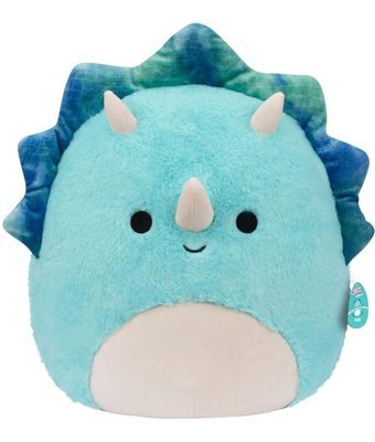 Squishmallows Fuzz A Mallows Triceratops Malik 30 cm Peluş Oyuncak