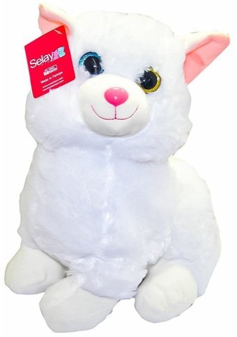 Selay Oyuncak Kalpli Kedi 30 cm Peluş Oyuncak