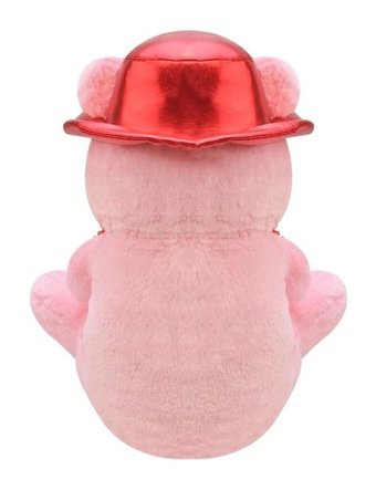 Selay Oyuncak Pembe Şapkalı Ayı 45 cm Peluş Ayı