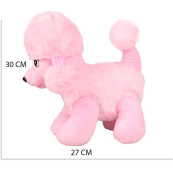 Toyaş Pembe Havlayan Poodle Kaniş 30 cm Peluş Oyuncak