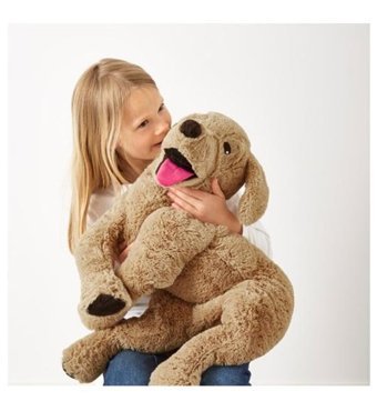 İkea Gosıg Çocuk Yumuşak Köpek 70 cm Peluş Oyuncak