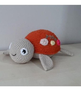 Nildamigurumi Kaplumbağa Örgü 25 cm Peluş Oyuncak