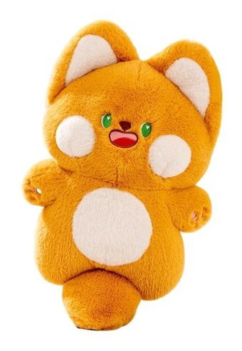 Jzcat Sarı Şişman Turuncu Kedi Bebek Peluş Oyuncak 25 cm Peluş Oyuncak
