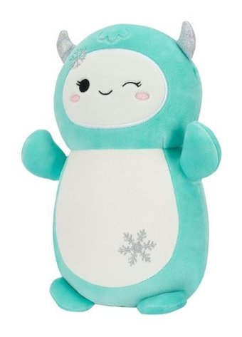 Squishmallows Hug Mees Yılbaşı Serisi Yeti Yollie 26 cm Peluş Oyuncak