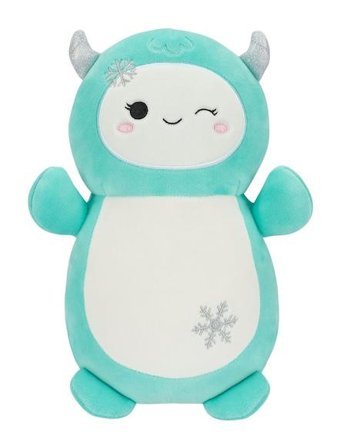 Squishmallows Hug Mees Yılbaşı Serisi Yeti Yollie 26 cm Peluş Oyuncak