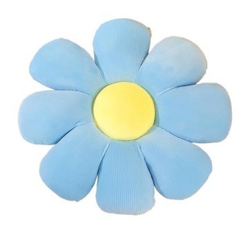 Jzcat Mavi Çocuk Papatya Çiçeği Oyuncak Bebek 40 cm Peluş Oyuncak