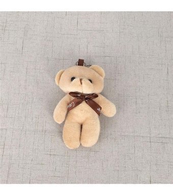 Alibee Kırmızı Yeni hediye Piople Bear Aksesuarlar 8 cm Peluş Oyuncak