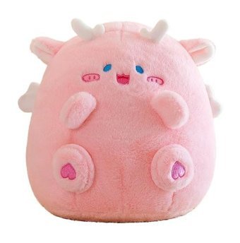 Jzcat Pembe Çocuk Sevimli Ejderha Bebek 30 cm Peluş Oyuncak