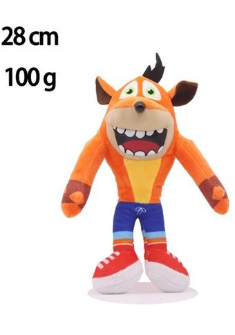 Yucama 3 Adet Crash Bandicoot 28 cm Peluş Oyuncak