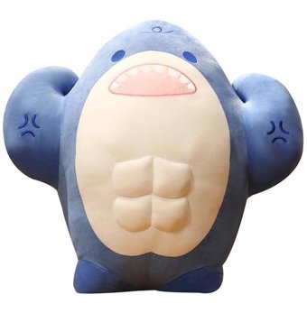Alibee Prodigy Toy Muscle Köpekbalığı Bebek Peluş Oyuncak