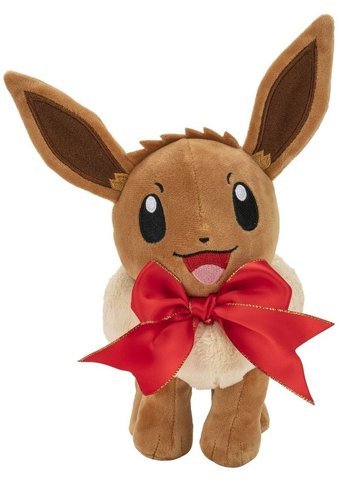 Pokemon Figür Noel Seri Eevee 20 cm Peluş Oyuncak
