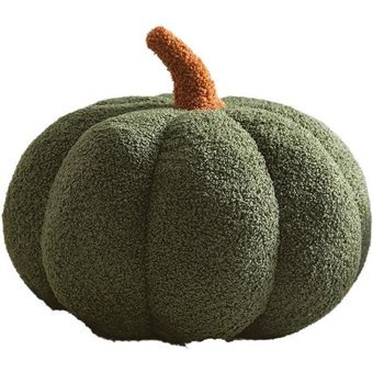 Jzcat Yeşil Minik Balkabağı Sevimli Peluş Oyuncak 28 cm Peluş Oyuncak