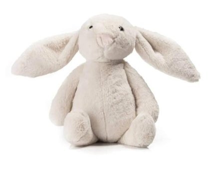 Dada Krem Toys Moontoys Uyku Arkadaşım Sevimli Tavşan 34 cm Peluş Oyuncak