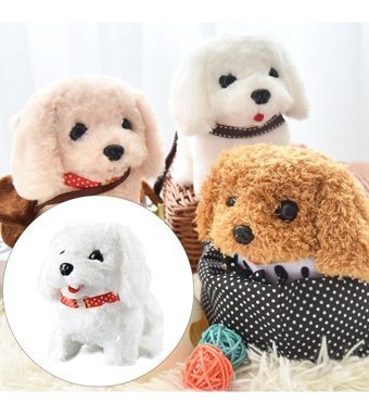 Magideal Suntek Elektronik Pet Köpek Peluş Oyuncak