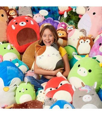 Squishmallows Mavi Kurbağa Robert 20 cm Peluş Oyuncak