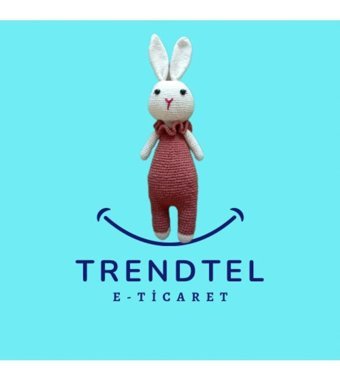 Trendtel Amigurumi Havuç Tavşan Organik 35 cm Peluş Oyuncak