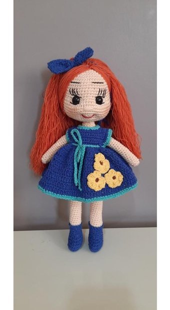 Petekhobby Amigurumi Şeker Bebek 30 cm Peluş Oyuncalk
