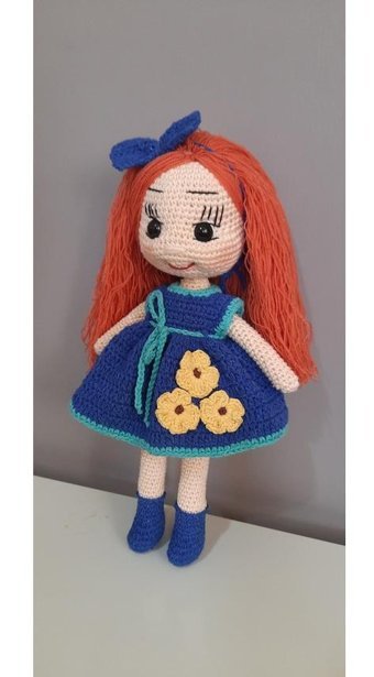 Petekhobby Amigurumi Şeker Bebek 30 cm Peluş Oyuncalk