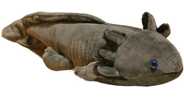 Luckystar Altıgen Dinozor Figürü Gri Peluş Oyuncak